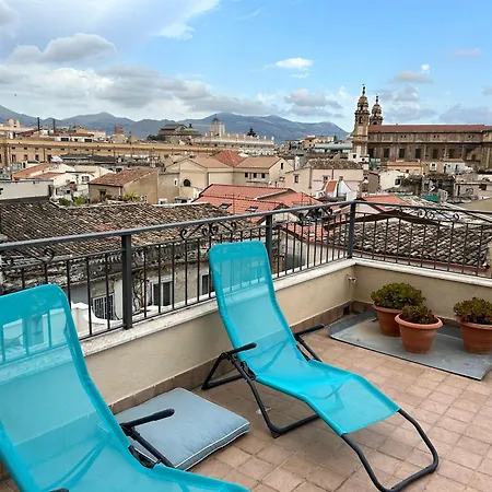 Casa Design Con Terrazzo In Centro Storico A * Палермо