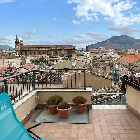 Casa Design Con Terrazzo In Centro Storico A * Palermo